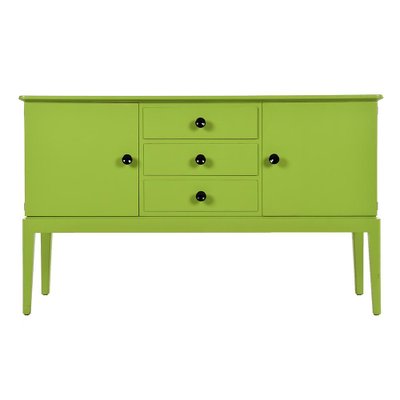 Green Lacquered Wooden Buffet-NQ-1264797