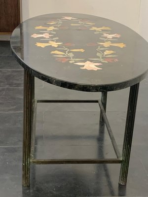 Green Marble Table, 1930s-IJR-1327643