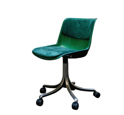 Green Modus Office Chair attributed to Osvaldo Borsani, Italy, 1975-YUW-2035104