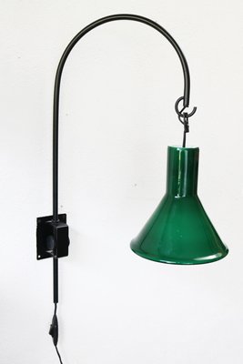 Green P & T Wall Light by Michael Bang for Holmegaard, Denmark, 1970s-FJP-2032245