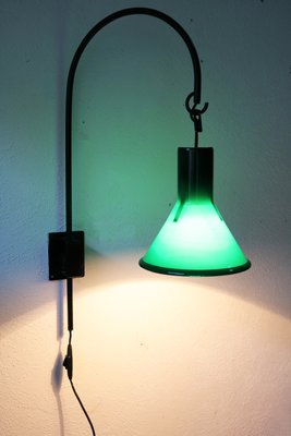 Green P & T Wall Light by Michael Bang for Holmegaard, Denmark, 1970s-FJP-2032245