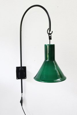 Green P & T Wall Light by Michael Bang for Holmegaard, Denmark, 1970s-FJP-2032245