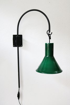 Green P & T Wall Light by Michael Bang for Holmegaard, Denmark, 1970s-FJP-2032245