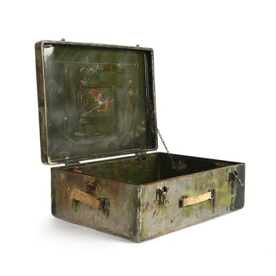 Green Patina Metal Suitcase-NQ-840304