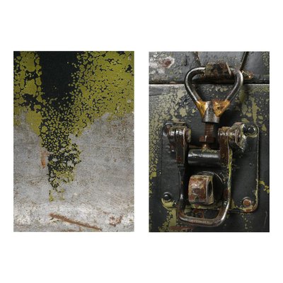 Green Patina Metal Suitcase-NQ-840304