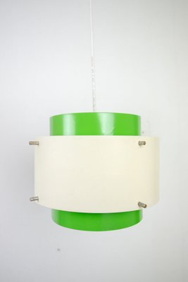 Green Pendant from Veb Metalldrücker, 1970s-FOH-2034698