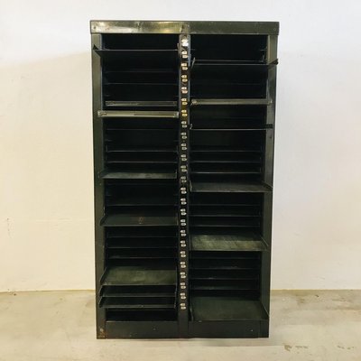 Green Printing Steel Cabinet with Shelves-LCQ-854070