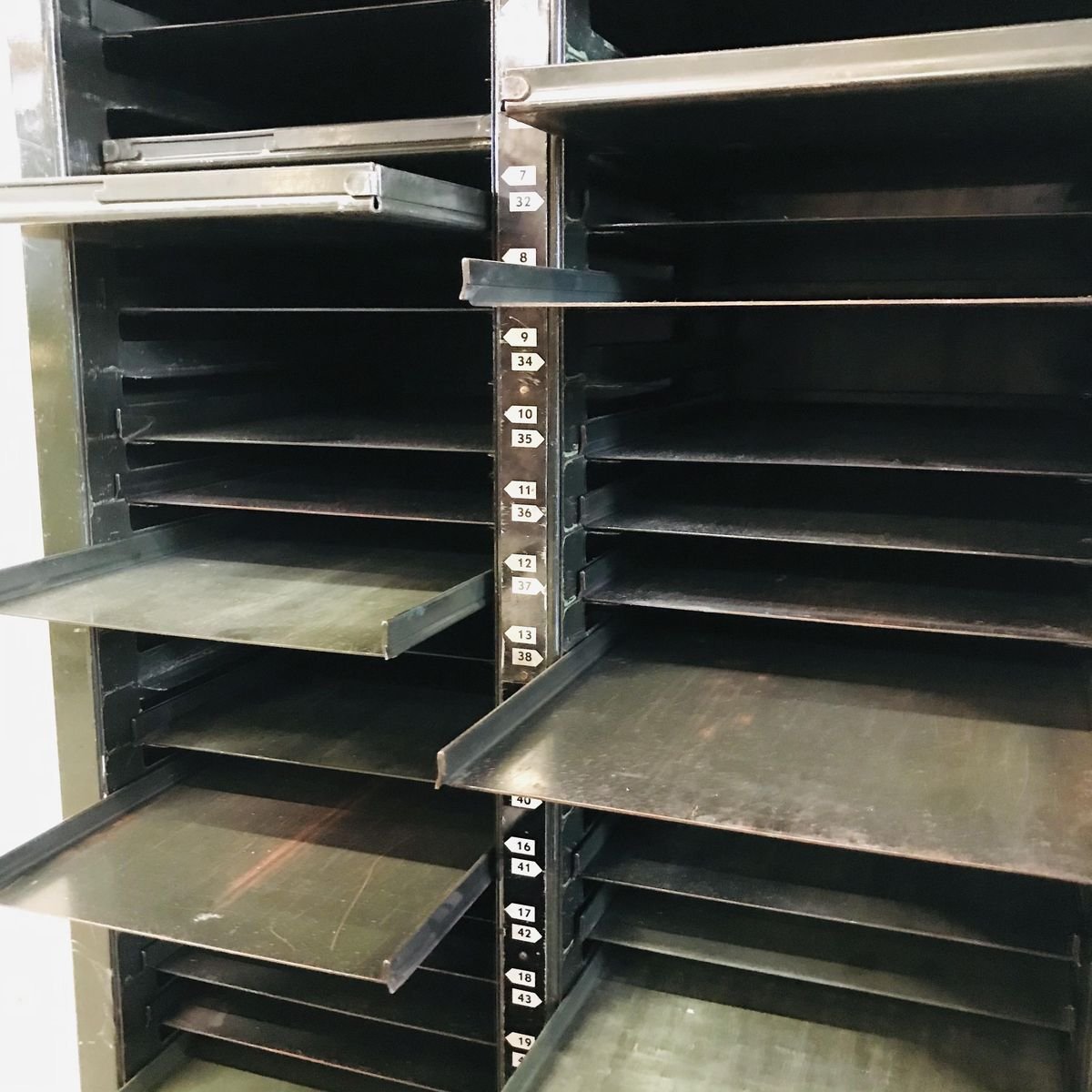 Green Printing Steel Cabinet with Shelves