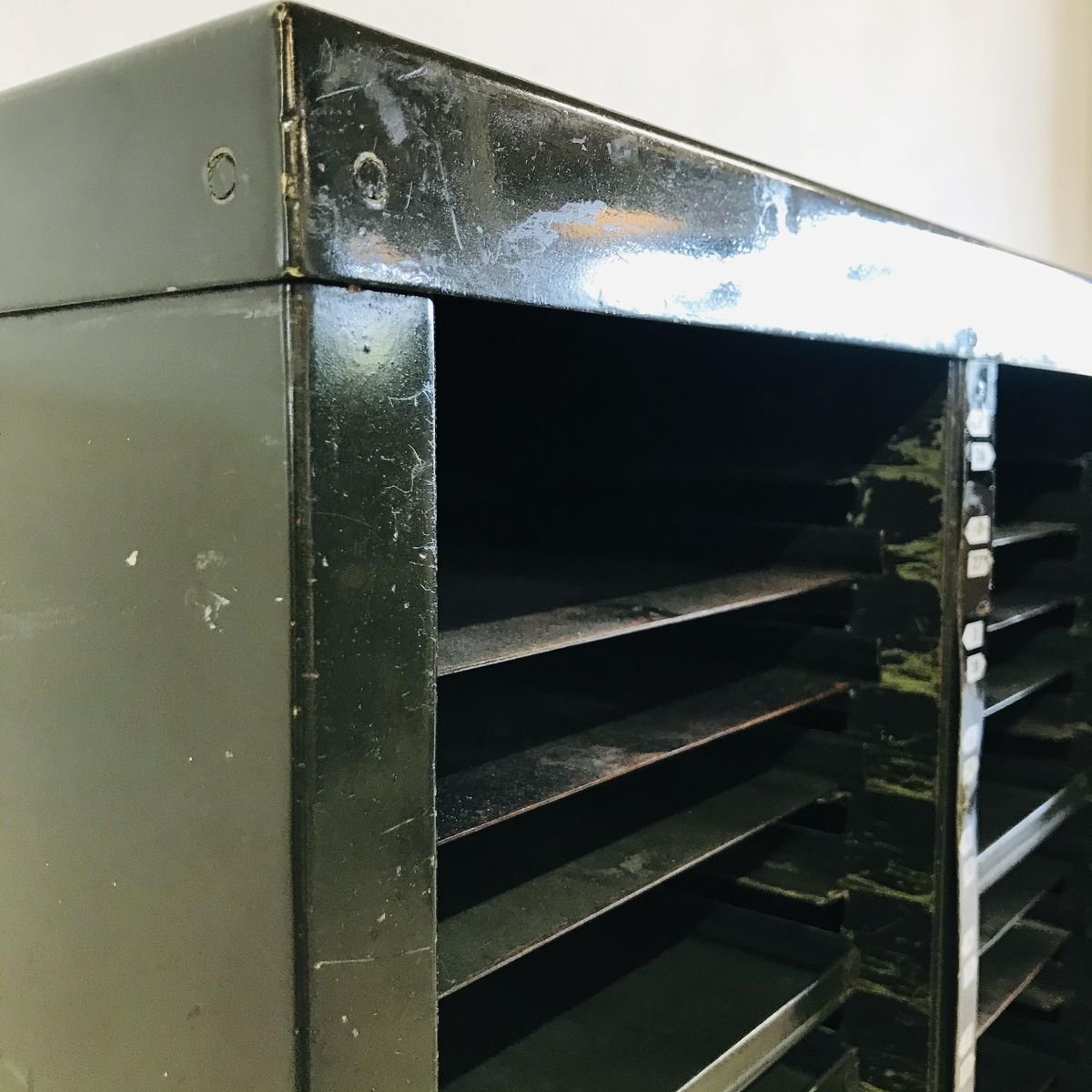 Green Printing Steel Cabinet with Shelves