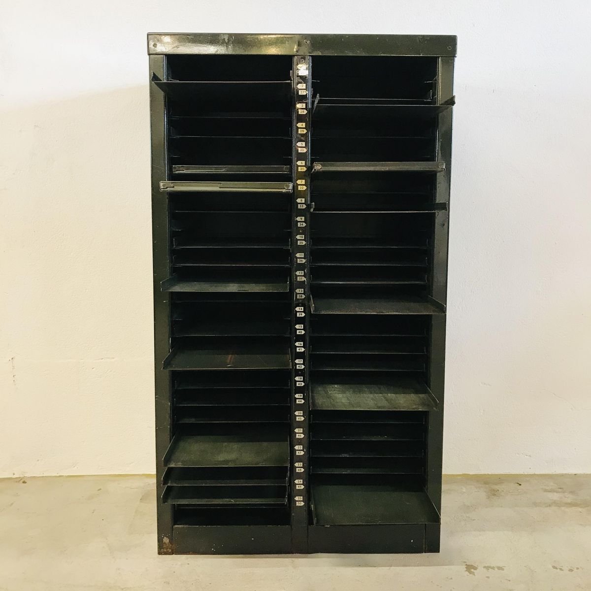 Green Printing Steel Cabinet with Shelves