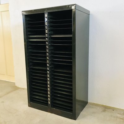 Green Printing Steel Cabinet with Shelves-LCQ-854070