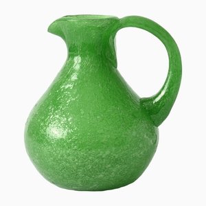 Green Pulegoso Glass Vase from Seguso-IXK-1354496