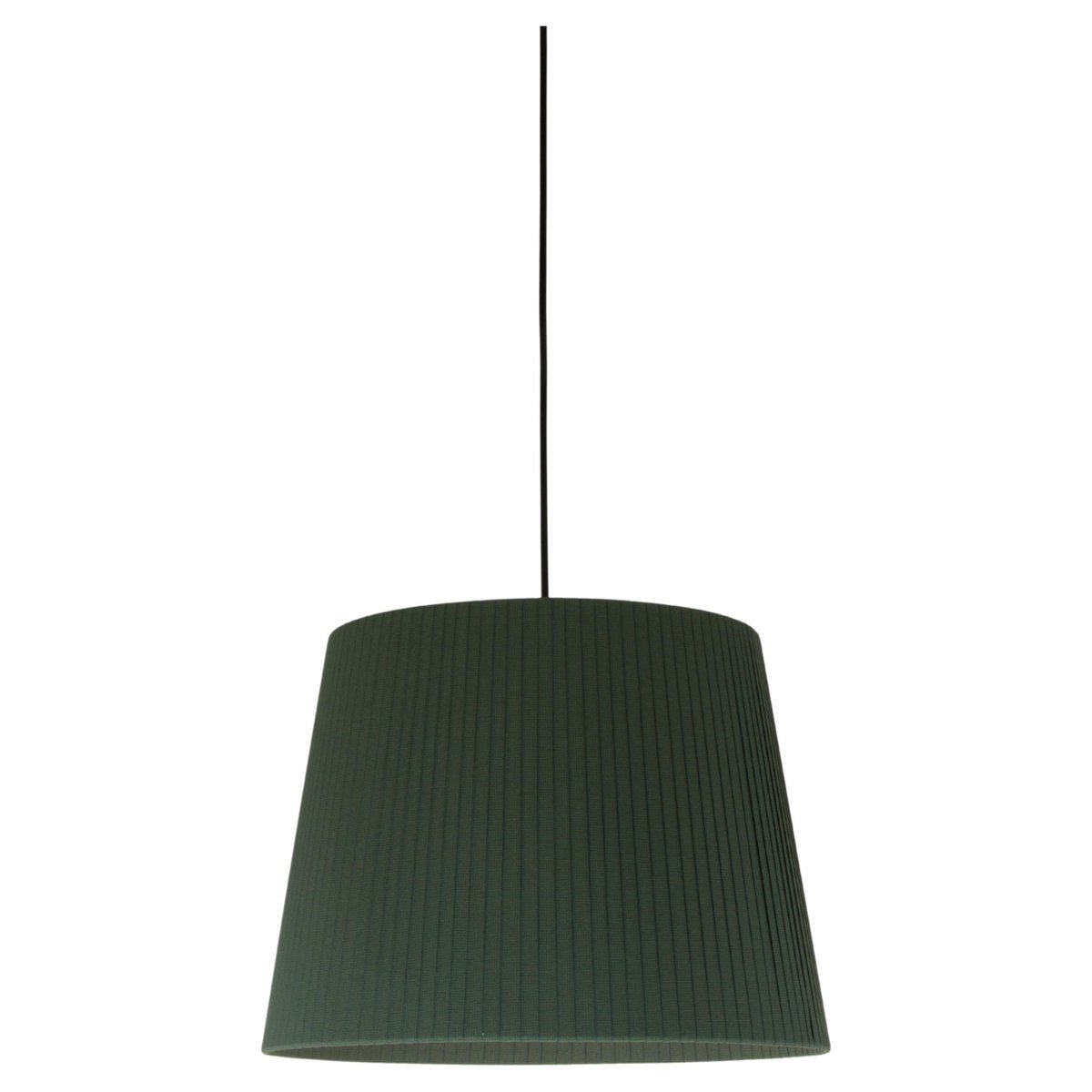 Green Sísísí Cónicas Gt3 Pendant Lamp by Santa & Cole