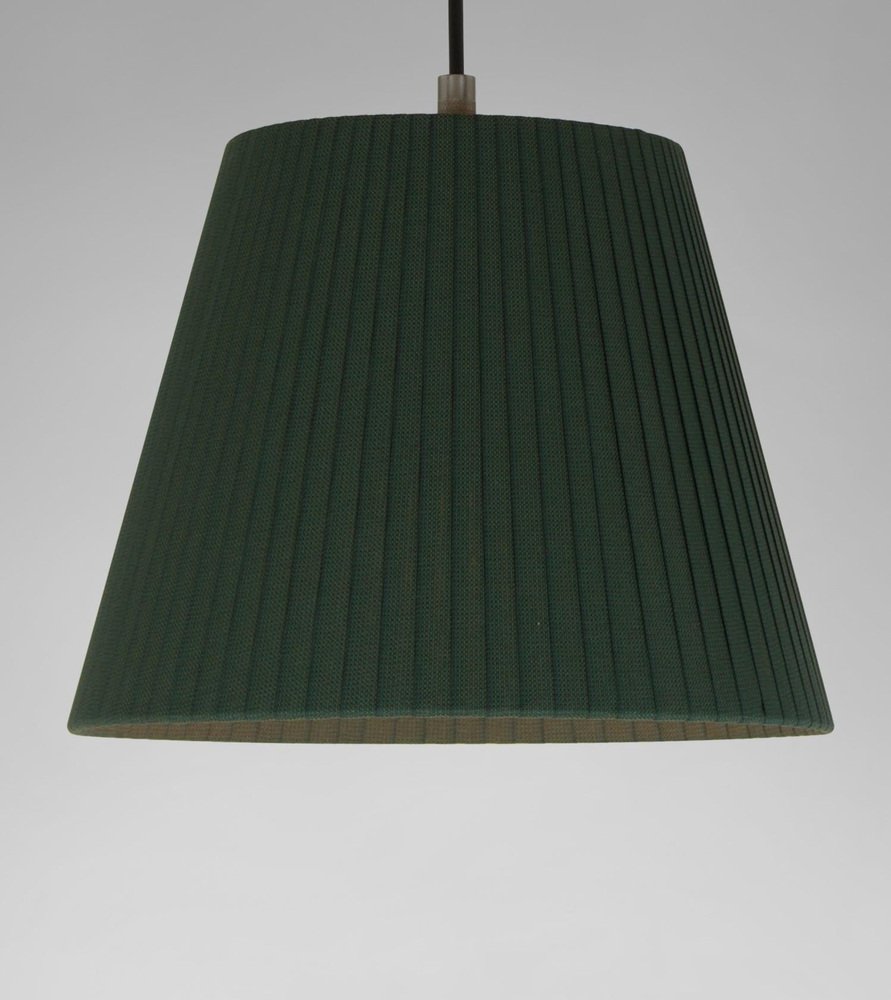 Green Sísísí Cónicas MT1 Pendant Lamp by Santa & Cole