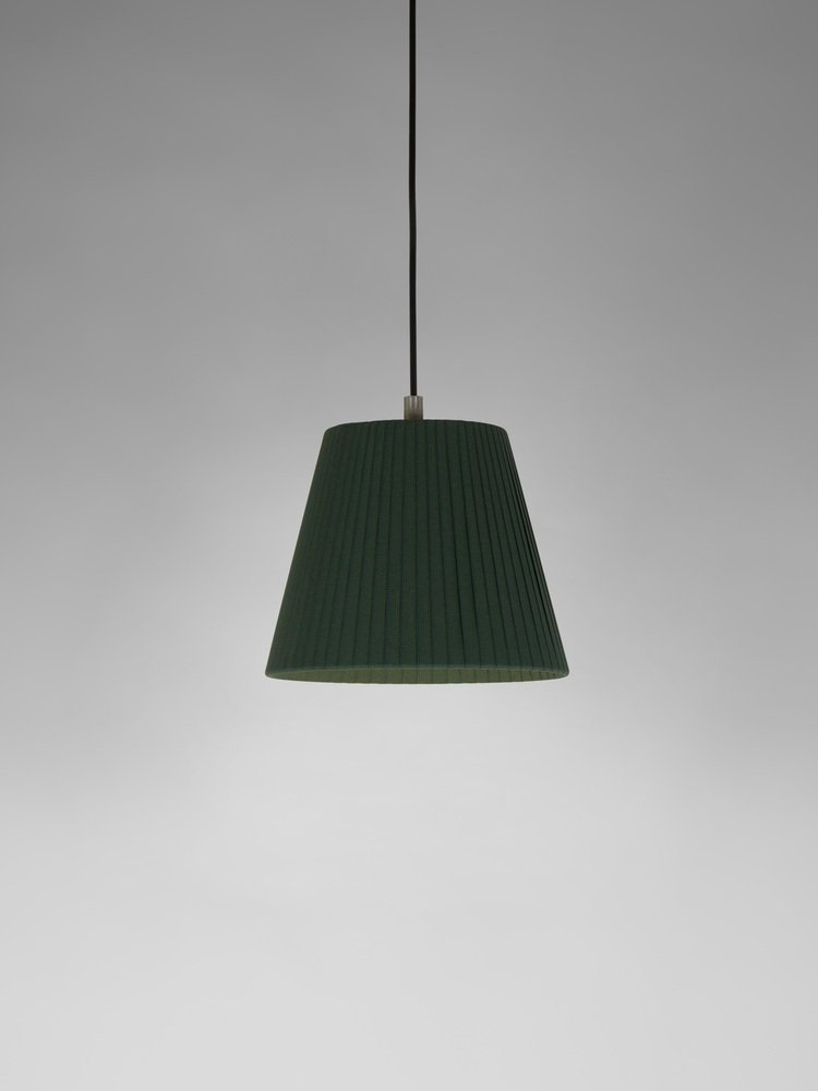 Green Sísísí Cónicas PT1 Pendant Lamp by Santa & Cole