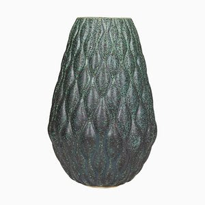 Green Stoneware Vase by Anders Børgesen-MTD-1399804