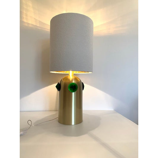 Green Studs Murano Glass Table Lamp by Simoeng