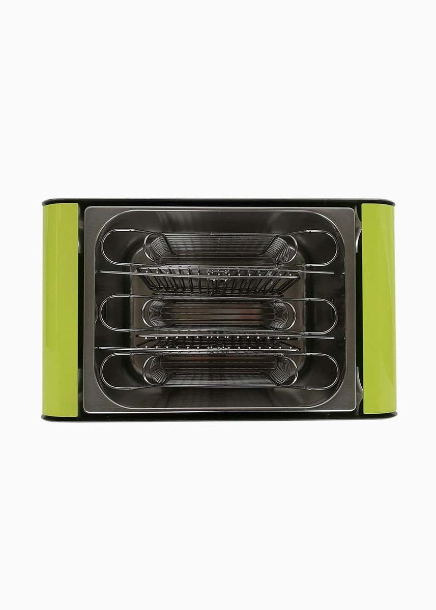 Green Transportable Charcoal Barbecue with Compact Vertical Cooking from MYOP