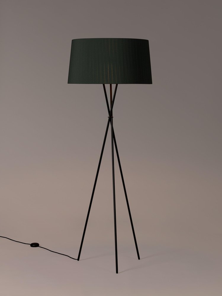 Green Trípode G5 Floor Lamp by Santa & Cole