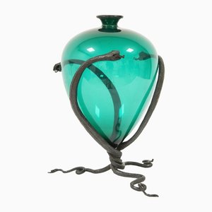 Green Wrought Iron Structure by Umberto Bellotto, 1890s-XSC-1378840