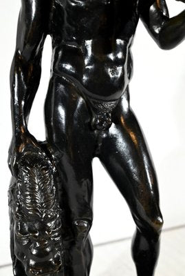 Gregroi, Hercules and the Lion of Nemaea, 1800s, Bronze-RVK-1800264