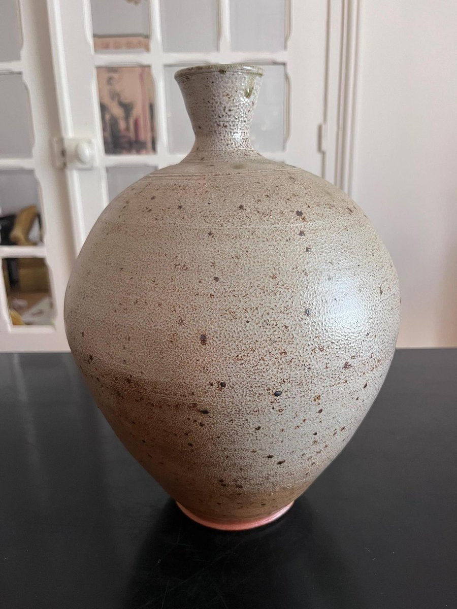 Grés De Puisaye Vase, 1970s