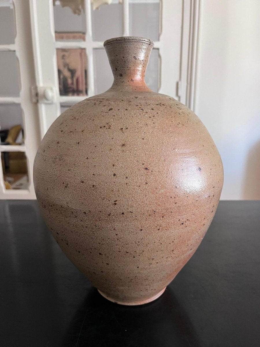 Grés De Puisaye Vase, 1970s