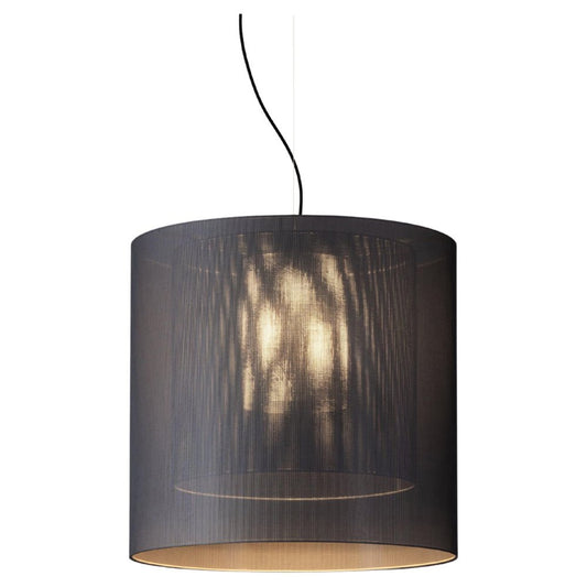 Grey and Black Moaré LM Pendant Lamp by Antoni Arola