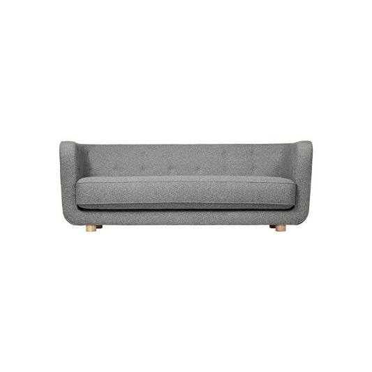 Grey and Natural Oak Sahco Nara Vilhelm Sofa by Lassen