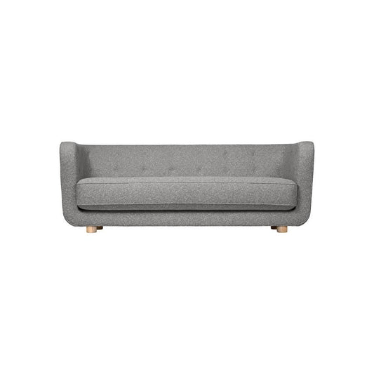 Grey and Natural Oak Sahco Zero Vilhelm Sofa by Lassen