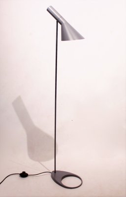 Grey Floor Lamp by Arne Jacobsen for Louis Poulsen, 1990s-UY-541165