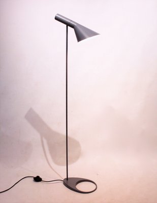 Grey Floor Lamp by Arne Jacobsen for Louis Poulsen, 1990s