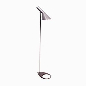 Grey Floor Lamp by Arne Jacobsen for Louis Poulsen, 1990s-UY-541165