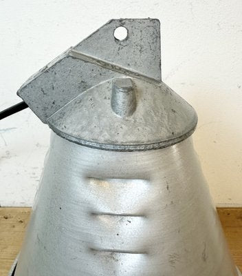 Grey Industrial Aluminium Cage Pendant Lamp, 1970s-CGF-1746393