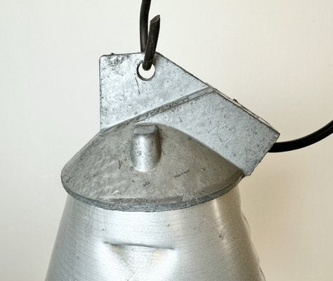 Grey Industrial Aluminium Cage Pendant Lamp, 1970s-CGF-1746393