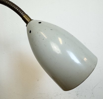 Grey Industrial Gooseneck Table Lamp from Philips, 1960s-CGF-1792233