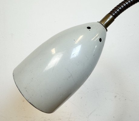 Grey Industrial Gooseneck Table Lamp from Philips, 1960s-CGF-1792233