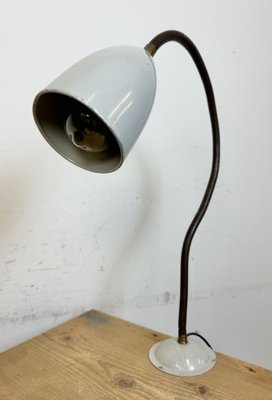 Grey Industrial Gooseneck Table Lamp from Philips, 1960s-CGF-1792233