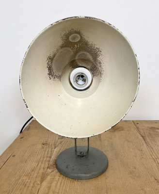 Grey Industrial Table Lamp, 1970s-CGF-1373684