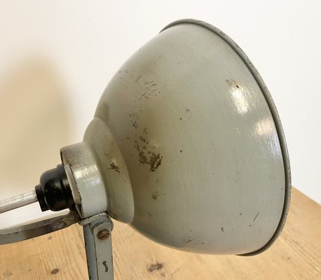 Grey Industrial Table Lamp, 1970s-CGF-1373684