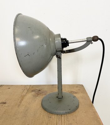 Grey Industrial Table Lamp, 1970s-CGF-1373684