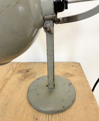 Grey Industrial Table Lamp, 1970s-CGF-1373684