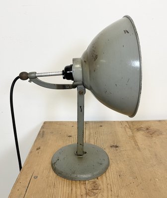 Grey Industrial Table Lamp, 1970s-CGF-1373684