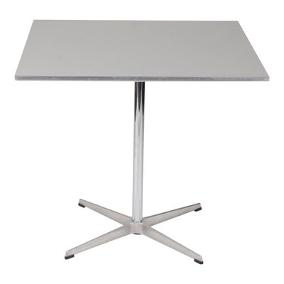 Grey Laminate Café Table by Arne Jacobsen for Fritz Hansen-MTD-1400180