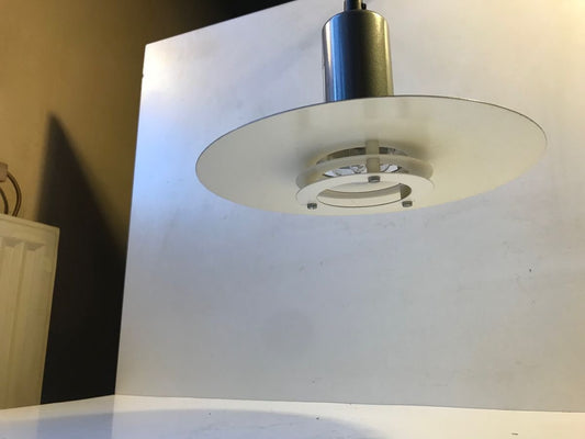 Grey Minimalist Ceiling Lamp from Lyfa, 1980s