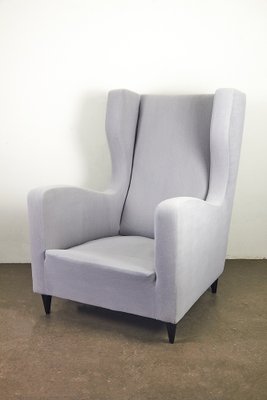 Grey Oak Armchair, 1950s-LMR-1816626