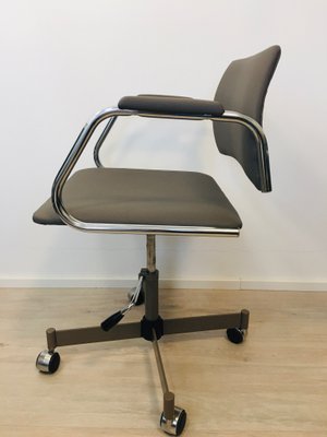 Grey Office Chair from Kovona, 1970s-YNX-856393