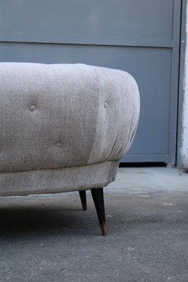 Grey Velvet Sofa by Guglielmo Ulrich, Italy, 1950s-EH-1318636