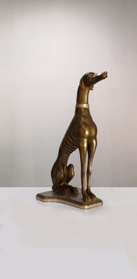 Greyhound Dog Sculpture, Italy, 1900s-JJT-853588