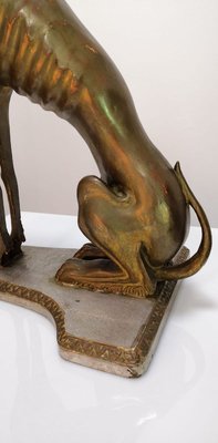 Greyhound Dog Sculpture, Italy, 1900s-JJT-853588